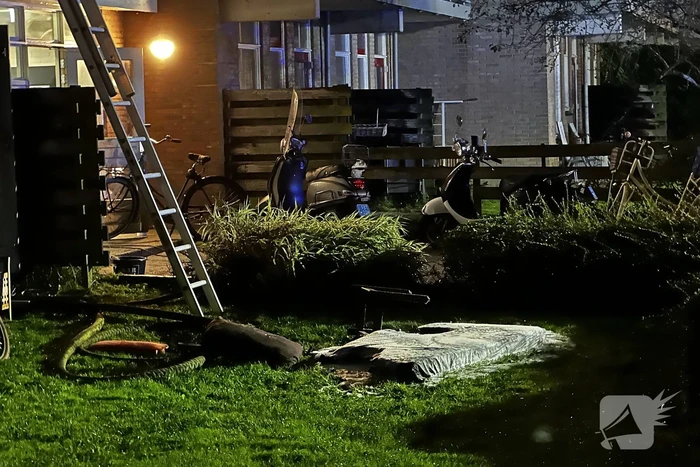 Flat ontruimd door felle brand