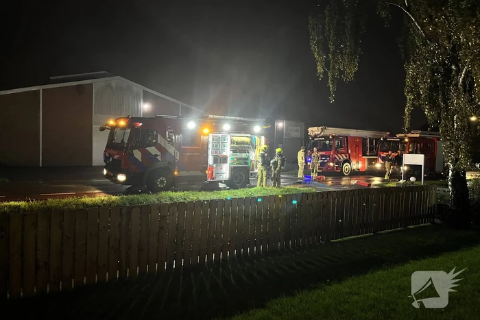 Zeer grote brand in een loods