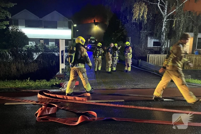 Zeer grote brand in een loods