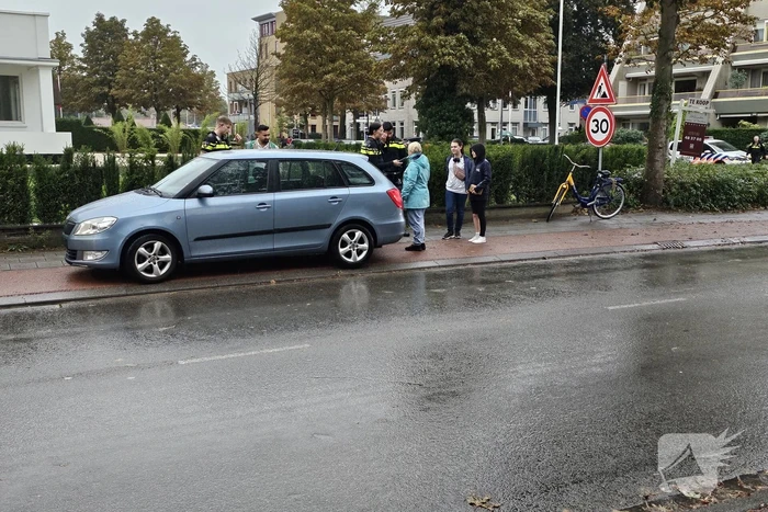 Fietser aangereden door personenauto