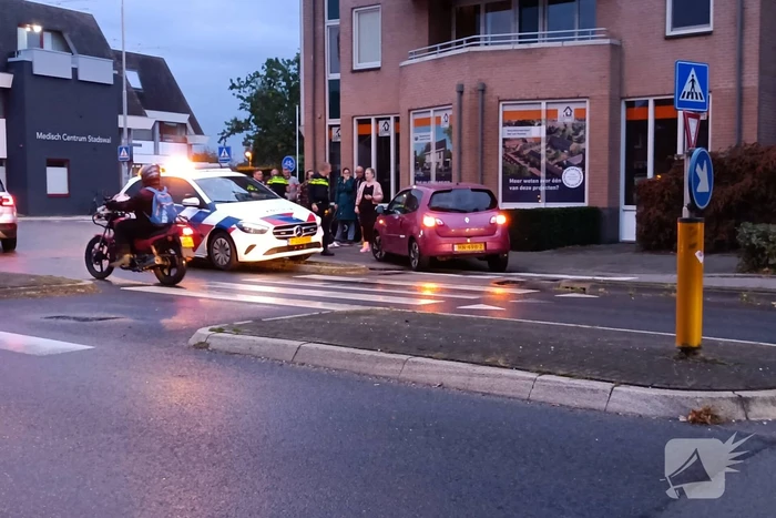 Fietser aangereden bij rotonde