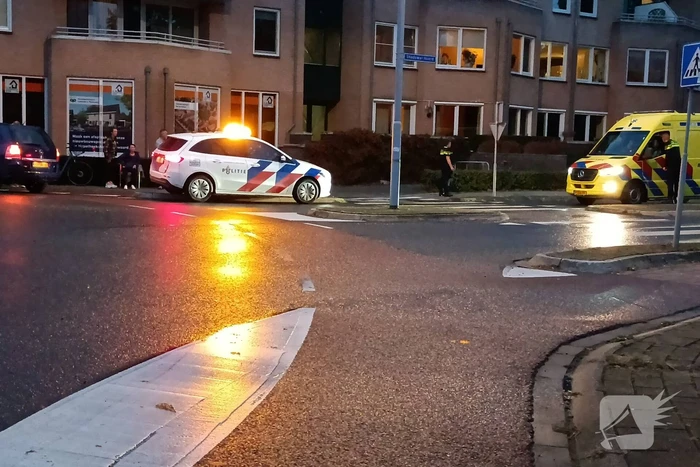 Fietser aangereden bij rotonde