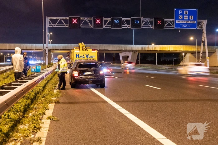 Flinke schade door gladheid op snelweg