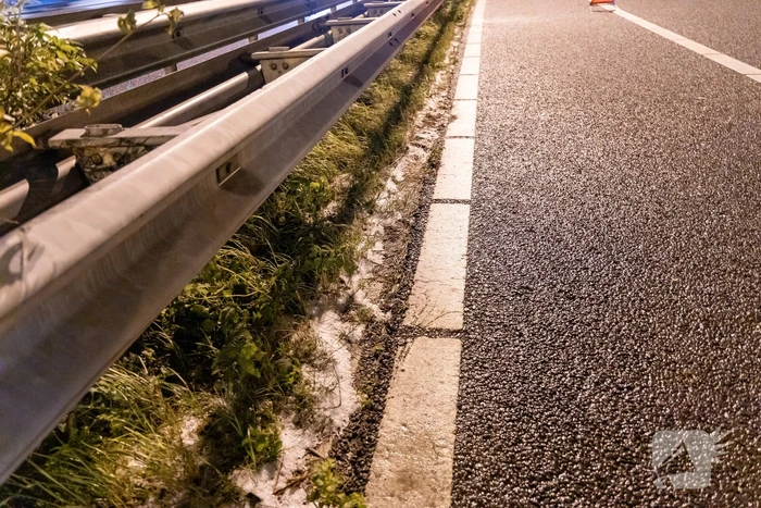 Flinke schade door gladheid op snelweg