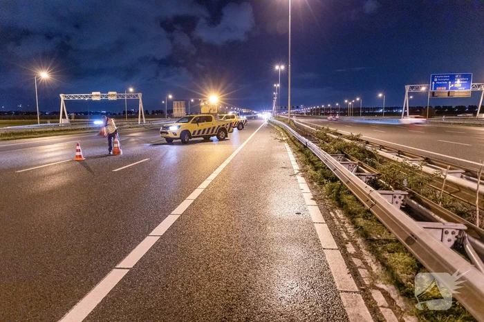 Flinke schade door gladheid op snelweg