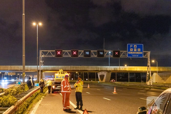 Flinke schade door gladheid op snelweg