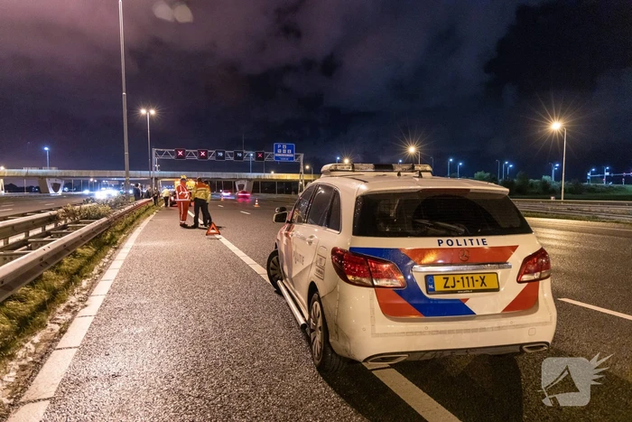 Flinke schade door gladheid op snelweg