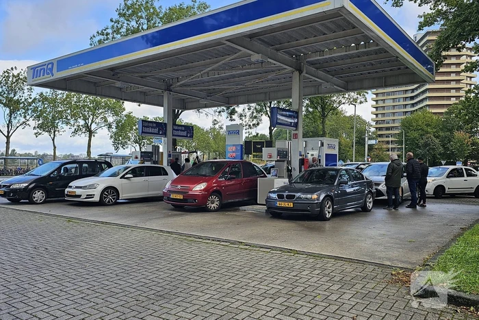 Grote drukte bij tank actie