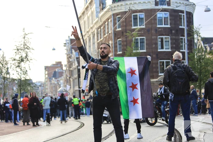 Grote opkomst bij demonstratie pro Palestina