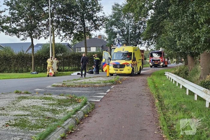 Dodelijk ongeval tussen fietser en graafmachine