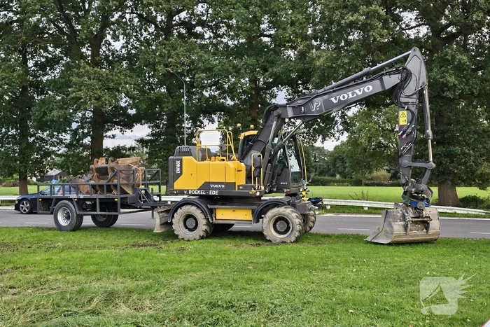Dodelijk ongeval tussen fietser en graafmachine