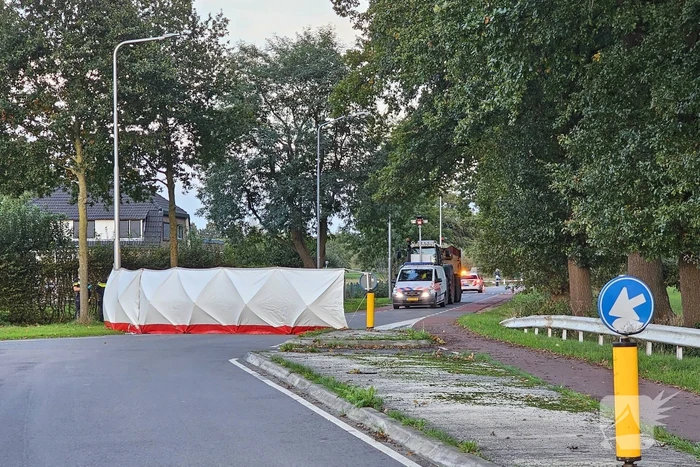 Dodelijk ongeval tussen fietser en graafmachine