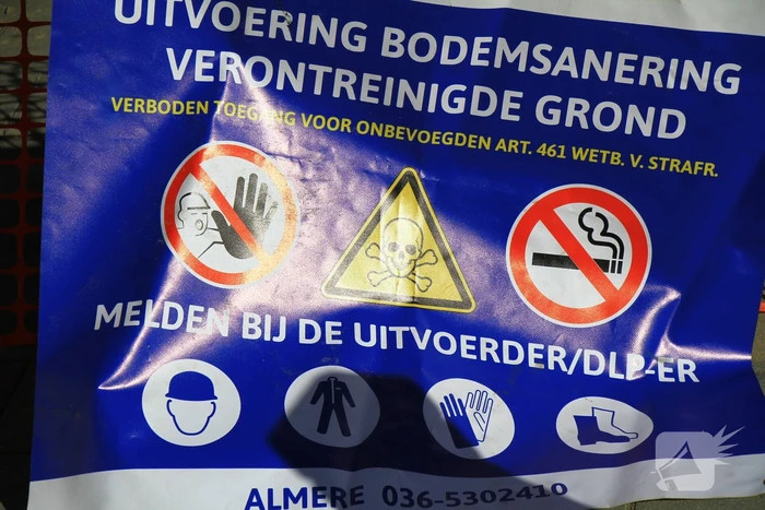 Gaslek ontstaan door werkzaamheden