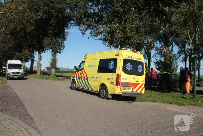 Aanrijding tussen auto en scooter