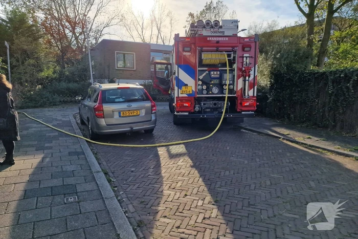 Bosschage gaat in vlammen op