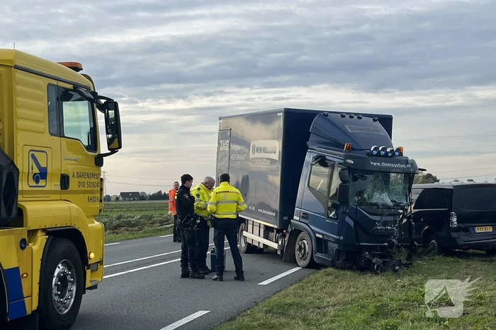 Persoon zwaargewond bij ernstig ongeval