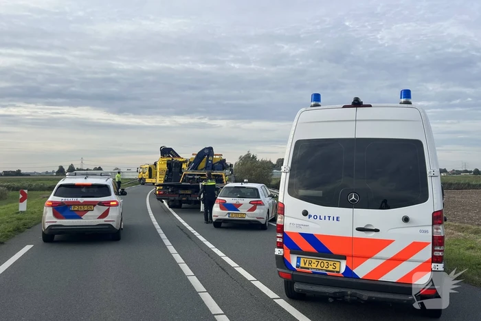 Persoon zwaargewond bij ernstig ongeval