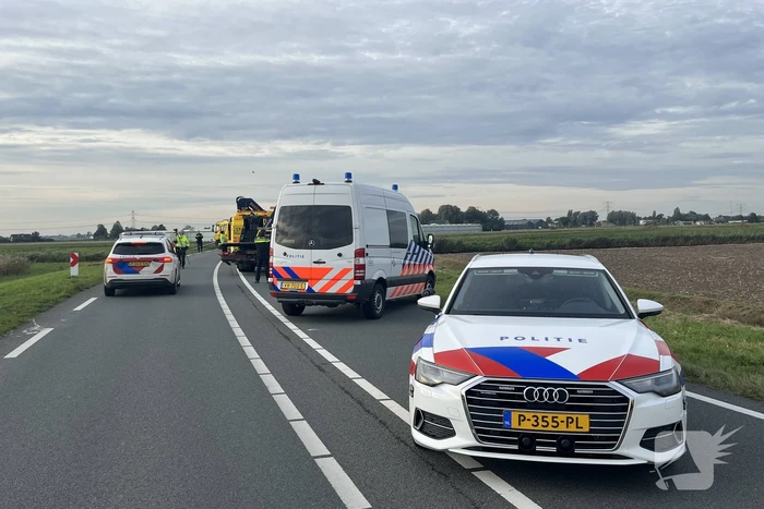 Persoon zwaargewond bij ernstig ongeval
