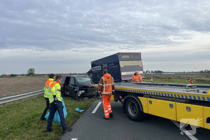Persoon zwaargewond bij ernstig ongeval