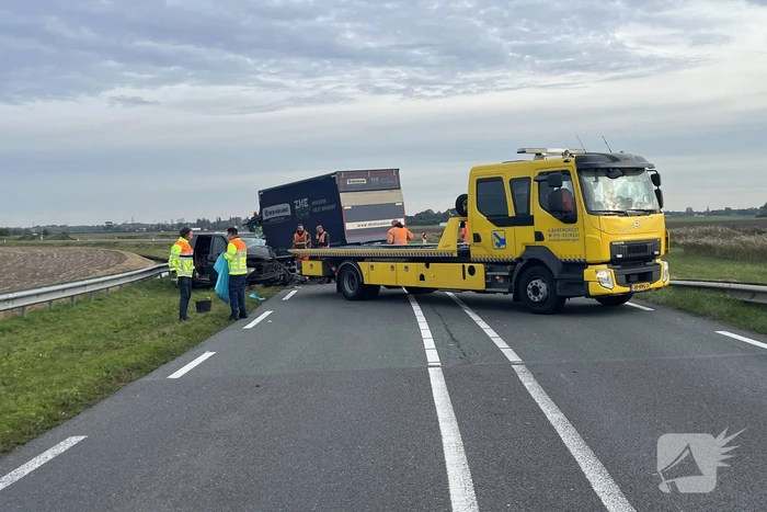 Persoon zwaargewond bij ernstig ongeval