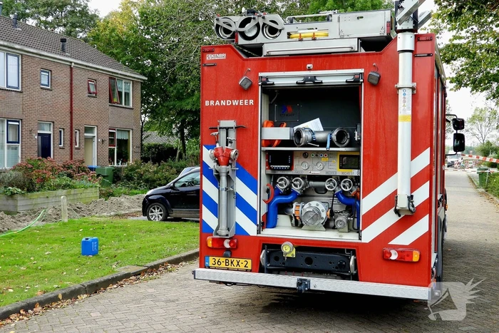 Gaslekkage door werkzaamheden