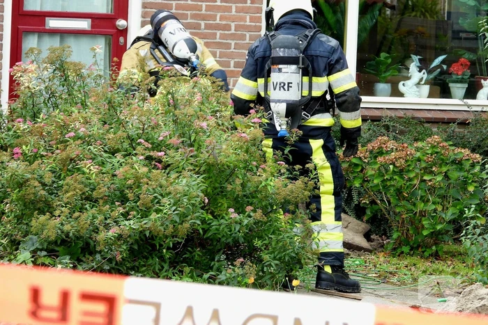 Gaslekkage door werkzaamheden