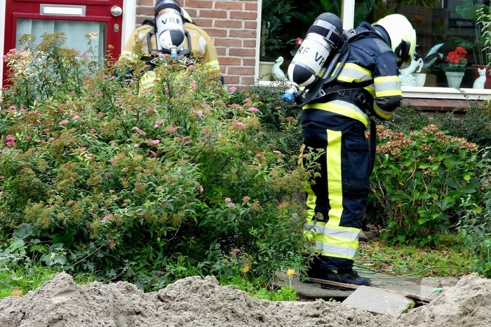 Gaslekkage door werkzaamheden