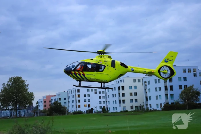 Traumahelikopter ingezet bij woningbrand