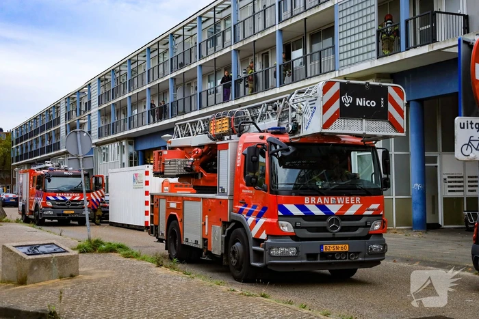 Traumahelikopter ingezet bij woningbrand