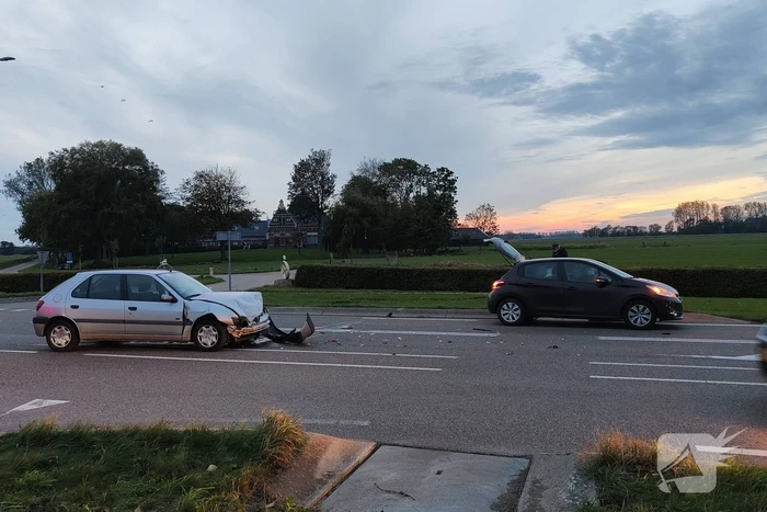 Persoon en hond gewond bij botsing op kruising