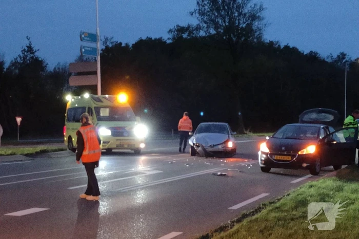 Persoon en hond gewond bij botsing op kruising