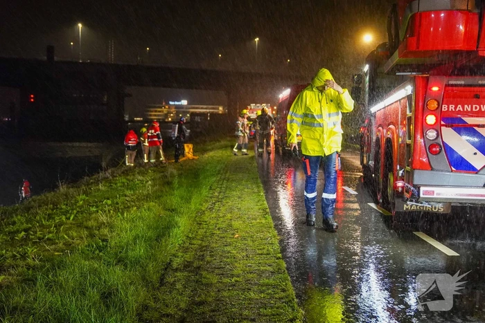Trauma team ingezet voor Voertuig te water