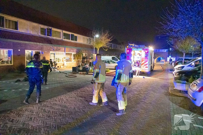 Gewonde bij brand in woning