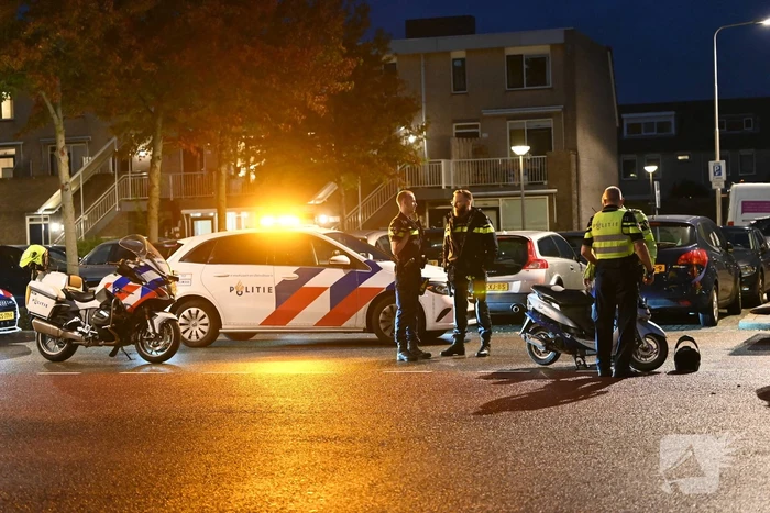 Ongeval tussen scooter en personenauto