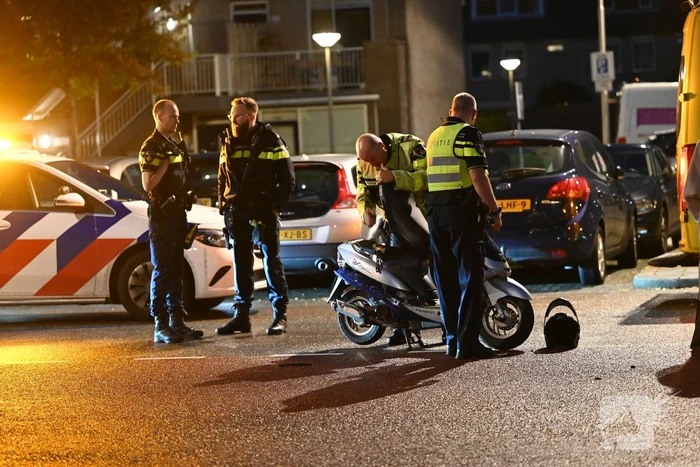 Ongeval tussen scooter en personenauto