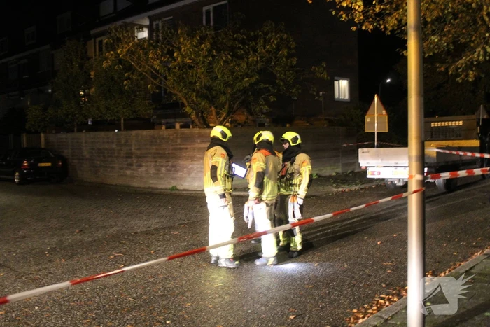 Gaslek ontstaan door werkzaamheden
