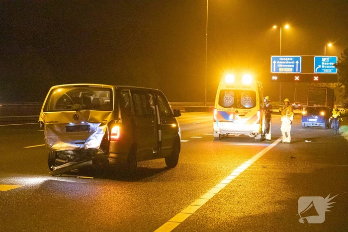 Dronken bestuurster veroorzaakt ongeval op snelweg