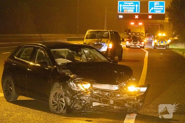 Dronken bestuurster veroorzaakt ongeval op snelweg