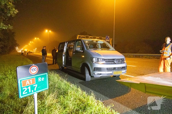 Dronken bestuurster veroorzaakt ongeval op snelweg