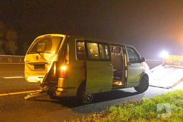 Dronken bestuurster veroorzaakt ongeval op snelweg