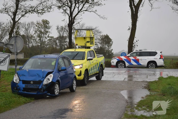 Gewonde bij botsing in file