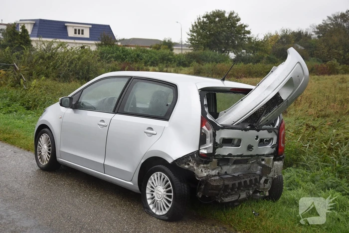 Gewonde bij botsing in file