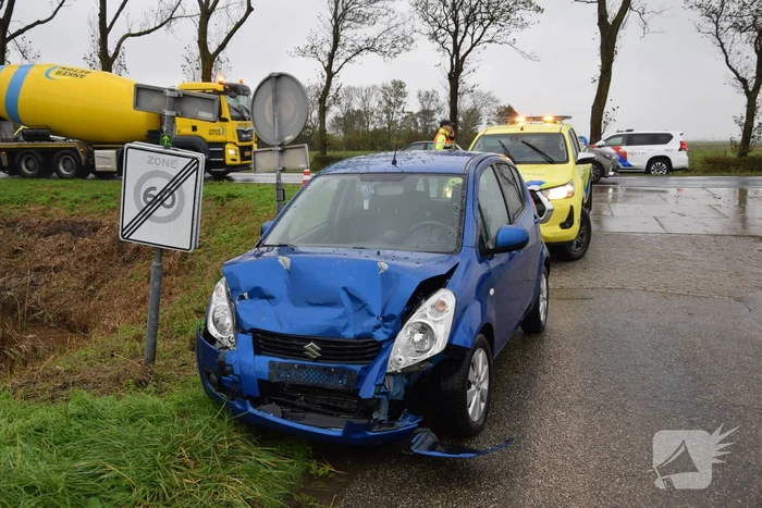 Gewonde bij botsing in file