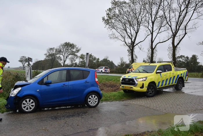 Gewonde bij botsing in file