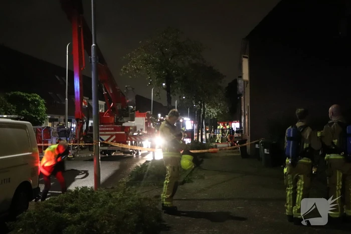 Hulpdiensten groots ingezet voor woningbrand