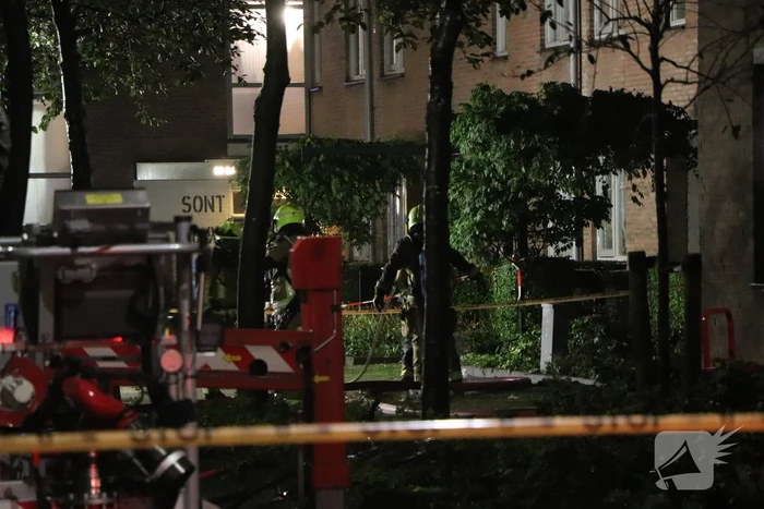 Hulpdiensten groots ingezet voor woningbrand