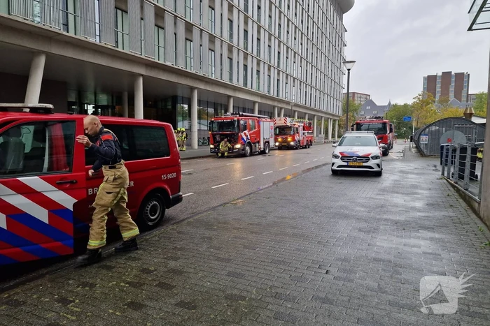 Onderzoek naar chemische reactie in laboratorium