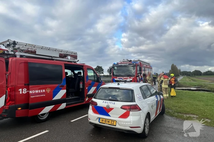 Hulpdiensten ingezet na aantreffen fiets bij water