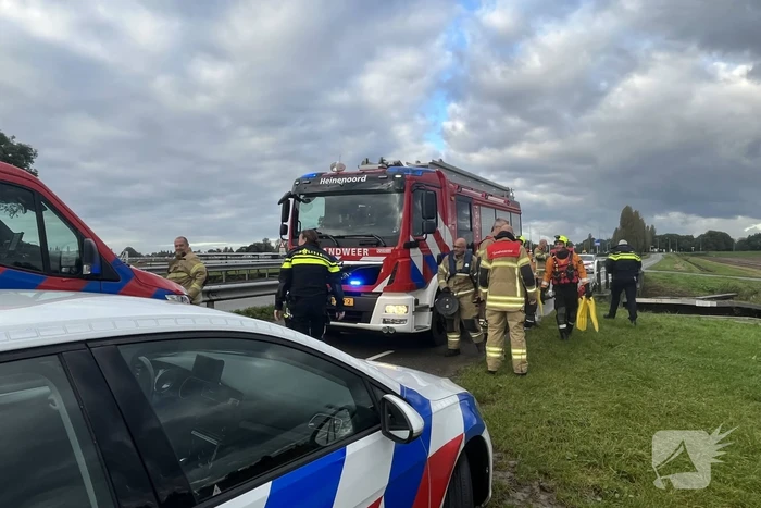 Hulpdiensten ingezet na aantreffen fiets bij water