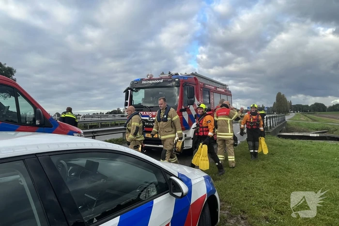 Hulpdiensten ingezet na aantreffen fiets bij water
